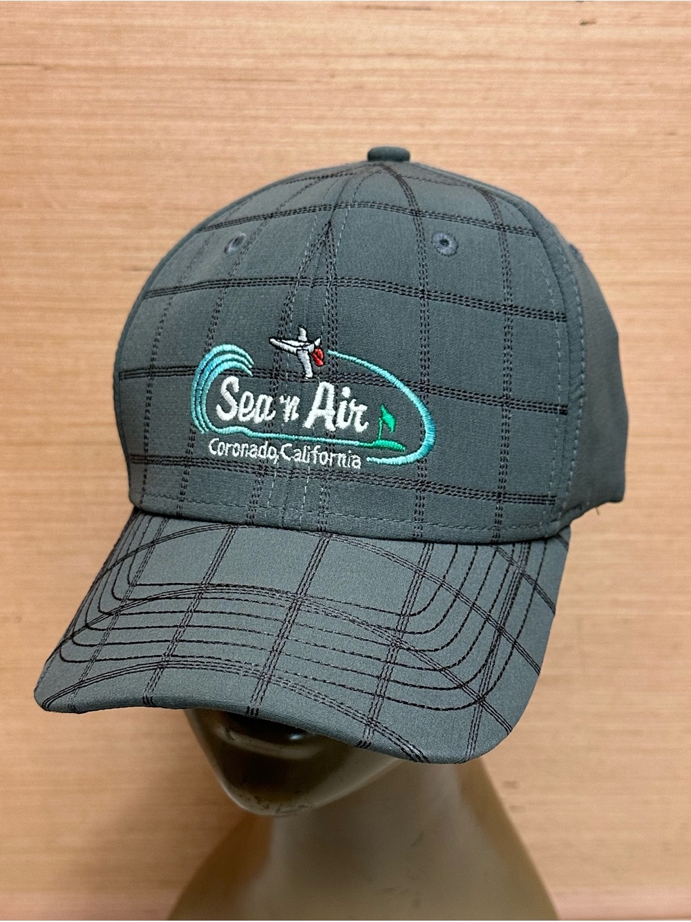 Sea 'n Air Coronado California Gray Fitted Hat Cap